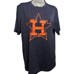 MLB Houston Astros Blue Shirt Size M TX3 Cool